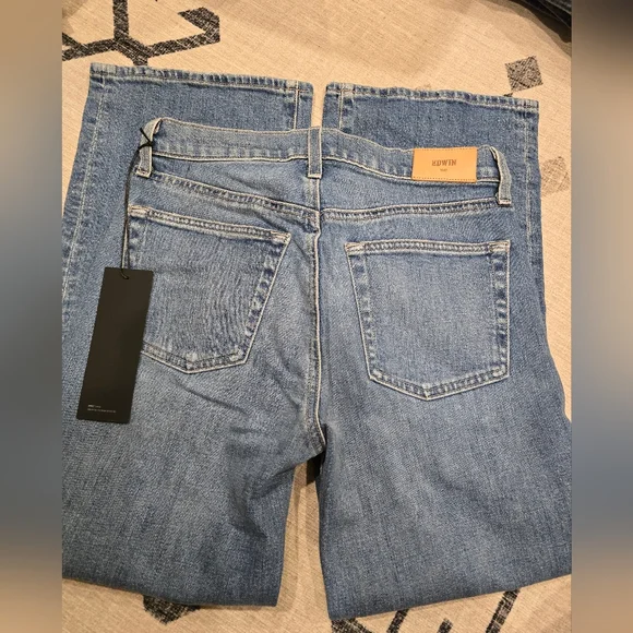 NWT Edwin Marli Wide Leg Ankle high rise jeans 26 $188 Sold at Anthropologie - Picture 8 of 10